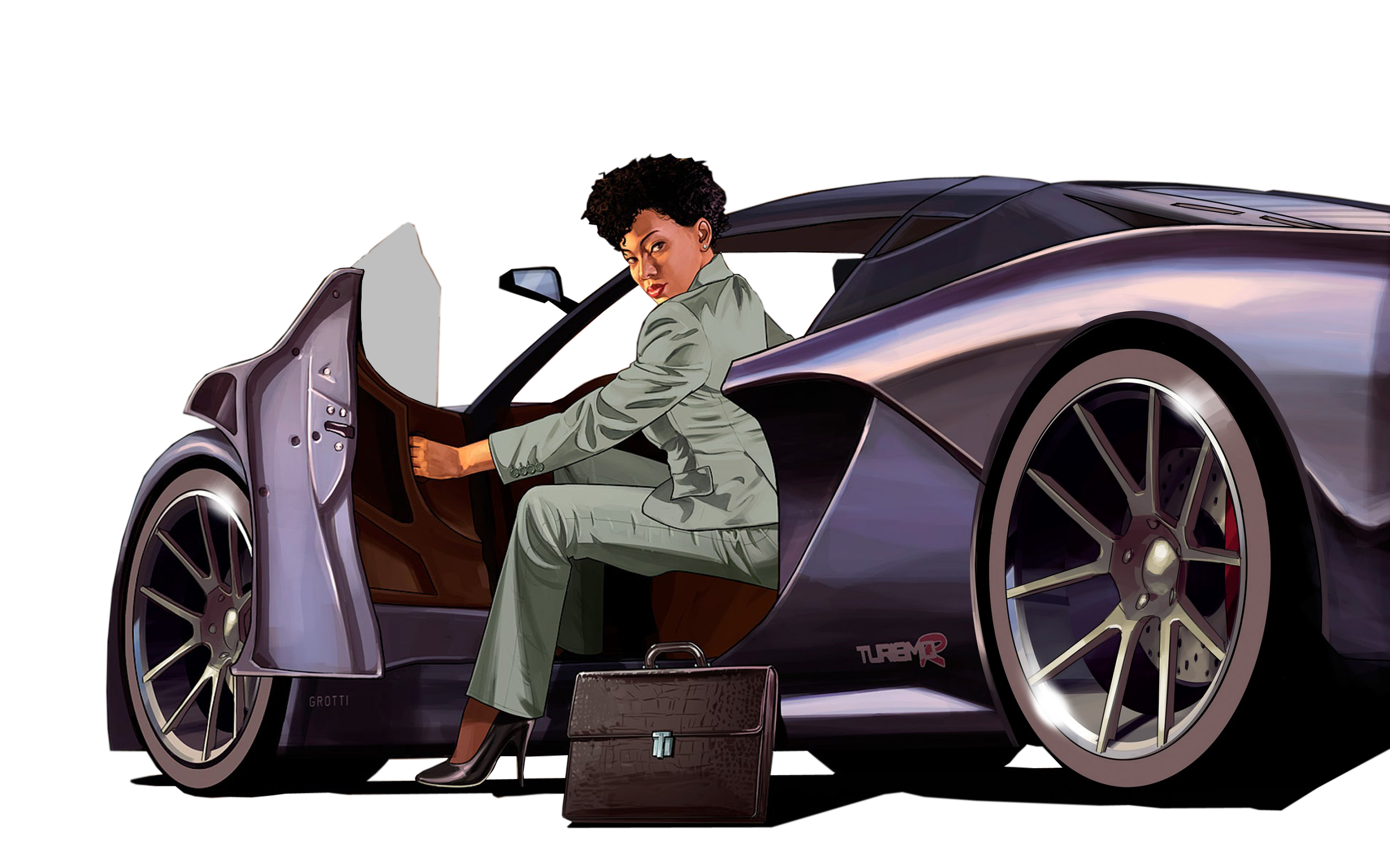 Voiture moderne